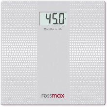 Balance en verre argent - Rossmax - WB101 - Mesures supplémentaires - Unités kg/lb - Arrêt automatique