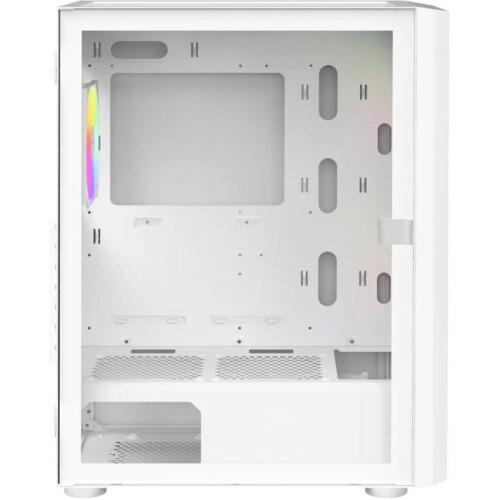 Middenformaat computerbehuizing wit - Montech - MicroATX mini-ITX ATX formaat - Staal en gehard glas 1