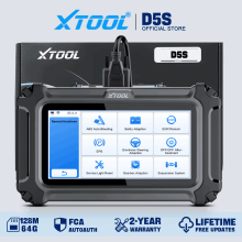 XTOOL D5S, OBD2 diagnoseapparaat, 5 systeemdiagnoses en 16 speciale functies, voor auto reparatie