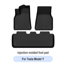 Tesla Model Y, set van vloermatten, waterdicht TPE, antislip voor kofferbak