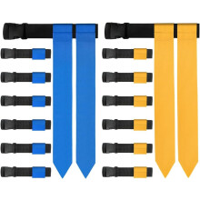 FVZWKHD cinturões de futebol com bandeira, conjunto de 14 unidades ajustáveis para treino desportivo