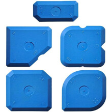 Conjunto de 5 raspadores de calafateiro em silicone, para preenchimento de fendas e janelas