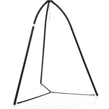 COSTWAY Suporte para Cadeira Suspensa, Estrutura de Metal com Tripé, Capacidade 200kg, para Interior e Exterior