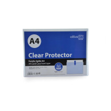 Office Box, conjunto de 10 capas protetoras para cartazes e menus, PVC transparente, A4 30.4 x 21.8 cm