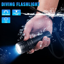 Sofirn SD05 Scuba Diving Flashlight XHP50.2, 3000 lm, 6000K-6500K, vedenpitävä sukeltajan taskulamppu