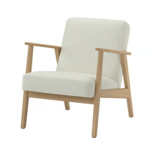 ZRIZAURA EKENÄSET Armchair Oak Effect Off-White