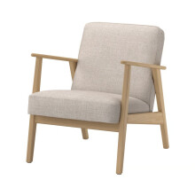 ZRIZAURA EKENÄSET Armchair Oak Effect Light Beige
