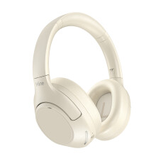 FIFINE Bluetooth draadloze koptelefoon, X3, wit, actieve ruisonderdrukking, 65 uur batterijduur