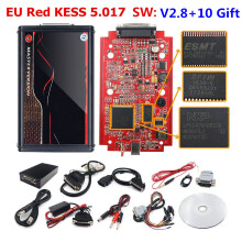 Herramienta de programación ECU OBD2 KESS V5.017 KTAG V7.020 con marco BDM y lote de 22 adaptadores