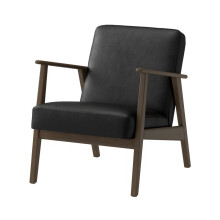 ZRIZAURA EKENÄSET Leather Armchair Black