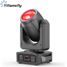 Yiflamefly LED Beam Moving Head licht, 150W, 8 kleuren en 8 gobo's, DMX podiumverlichting voor bruiloft en feest
