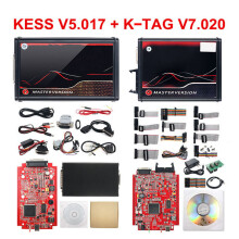 Kess V5.017 y Ktag V7.020, programador ECU OBD2, versión ilimitada con marco BDM y 22 adaptadores