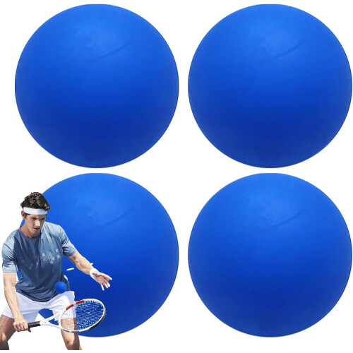 Bola de squash, borracha resistente, 60 mm de diâmetro, alta elasticidade para treino