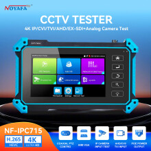 NOYAFA CCTV IPC Tester, 5.4 inch touchscreen, 4K HDMI en VGA ingang, voor IP en analoge camerabeveiliging