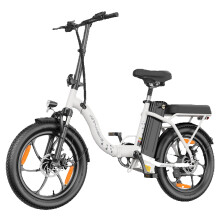 Witambike C16, Vélo électrique pliable 20 pouces, moteur 250W, batterie 48V 16Ah, Blanc