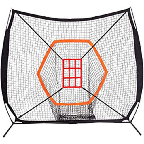 Red de prática de basebol e sóftbol, nylon resistente, ajustável, 56x33 cm