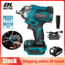 Clé à chocs électrique sans fil M Torque Brushless, 1/2 pouce, 1200N.m, compatible batteries Makita 18V