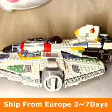 Puzzle MOC Star Wars Film de Combat, 1394 Pièces, DIY Créatif pour Cadeau d'Anniversaire