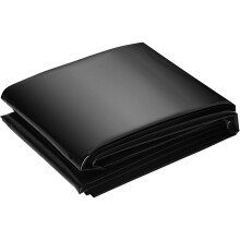 Vijverfolie, 15x20 Ft, Zwart, 20 Mil LLDPE, UV-bestendig en zware kwaliteit voor tuinvijvers