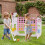 Giant 4-in-1 Connect Game Set with Ring Toss, Adjustable Height 1