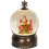 HOMCOM Bola de Neve de Natal com Música e Luzes, Bronze 1