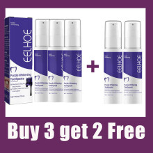 Pâte dentifrice blanchissante 5D, gel anti-allergique pour soin des dents et haleine fraîche