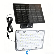 Zonnepanelen LED-schijnwerpers, set van 2, IP65 waterdicht, met bewegingssensor voor tuin en garage