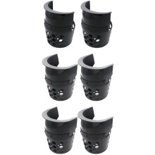 LOVIVER conjunto de 6 bolsos de bilhar para mesa de bilhar, rede, preto, material PE