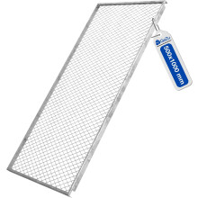GeZu Impex compostador de malha de arame, 100 x 100 x 80 cm, galvanizado para jardim