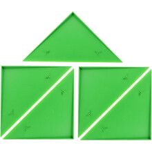 ERINGOGO Protetores de Cantos para Mesa de Futebol de Mesa, Plástico Verde, Conjunto de 5 Peças