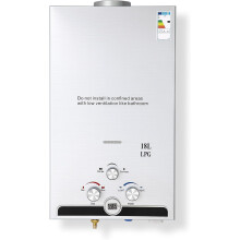 CO-Z aquecedor de água a gás GLP instantâneo, 18 L, certificado CE, para exterior