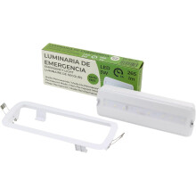 Alpinaluz luz de emergência LED 3W, 265 lm, 6500K, bateria de lítio, 3 horas de autonomia, para teto ou parede