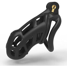 Jaula de proteção de beisebol para homem, resina 3D preto, 4 anéis, XL
