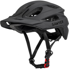 Sawyer Bikes, capacete de bicicleta ajustável, unissex, preto, 54-61cm, com 15 orifícios de ventilação