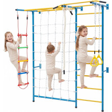 VEVOR conjunto de escalada 7 em 1 para crianças, aço ao carbono, multicolor, capacidade 99,8 kg