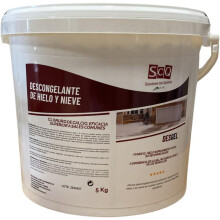 DESGEL 5KL descongelante de neve e gelo com cloreto de cálcio, para caminhos e entradas, absorvente de humidade