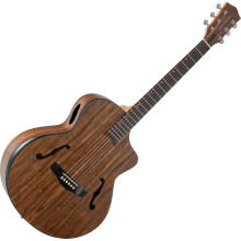 Classic Cantabile Guitarra Western SHG-2WN LaBelle, corpo em nogueira, tampo em nogueira, braço em Okoume
