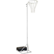 Gilbert Academy, poste de netball V2, ajustável até 3 m, com base de polietileno