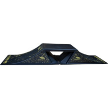 Skaterobust mini rampa dupla, para prática de skate no jardim