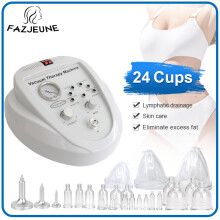 Multifunctionele massagemachine, voor borstvergroting en lichaamsvorming, met cupping en 3 metalen probes