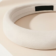 Serre-tête Large en Cheveux en Tissu Type Suédine Doux
