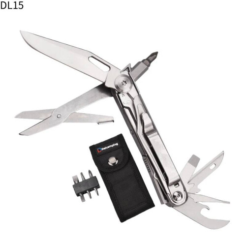 Daicamping multitool, 18-in-1 opvouwbare multifunctionele tang, kampeeruitrusting
