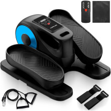 JUPPLIES Mini Eliptica Elétrica, 12 velocidades, comando à distância, ecrã LED, para uso sentado