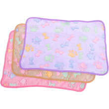 Yardwe conjunto de 3 mantas para gaiolas de coelhos e hamsters, material de flanela respirável e absorvente
