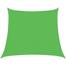 vidaXL toldo de vela em forma de trapézio, verde claro, HDPE 160 g/m2, 4/5x4 m, para jardim