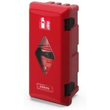 DAKEN Caixa para extintor de incêndio Adamant 6 kg, 310 x 671 x 247 mm, resistente a combustíveis