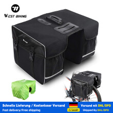 WEST BIKING fietsentas, 30L, grote capaciteit, voor mountainbike met regenhoes