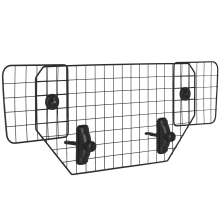 PawHut hondenbarrière, universeel, breedte 90-120 cm, zwart, voor veilig transport in auto