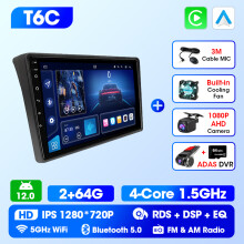 Multimedia speler voor Fiat Ducato Peugeot Boxer Citroen Jumper, Android Auto, CarPlay, 4G WIFI, 8-Core