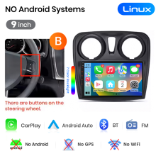 Junsun autoradio, Android systeem, draadloos Apple CarPlay en Android Auto, IPS touchscreen met GPS-navigatie